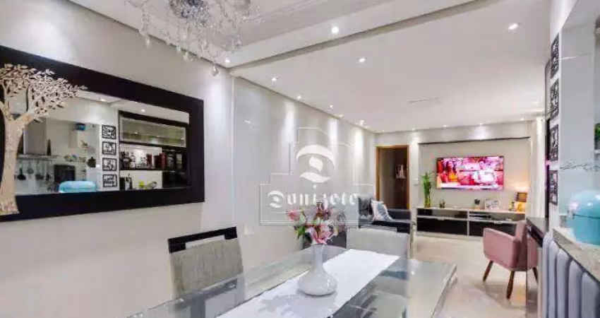Apartamento com 3 dormitórios à venda, 96 m² por r$ 585.000,00 - parque das nações - santo andré/sp
