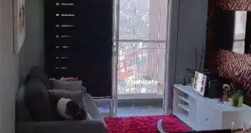 Apartamento com 3 dormitórios à venda, 60 m² por r$ 390.000,00 - vila scarpelli - santo andré/sp