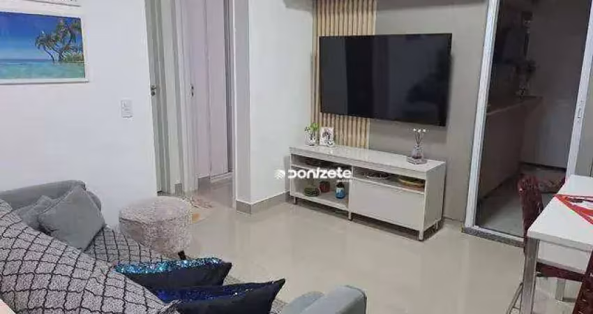 Apartamento com 2 dormitórios à venda, 75 m² por r$ 585.000,00 - parque das nações - santo andré/sp