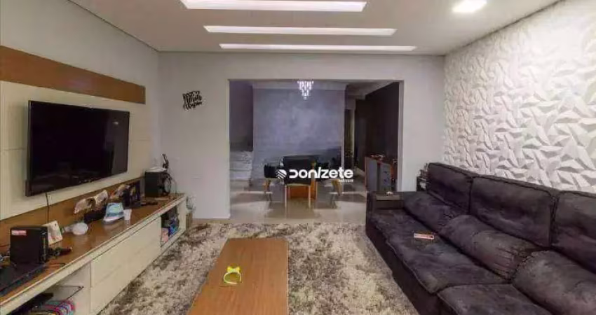 Sobrado com 3 dormitórios à venda, 210 m² por r$ 848.000,00 - utinga - santo andré/sp
