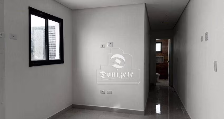 Apartamento com 2 dormitórios à venda, 50 m² por R$ 385.200,00 - Campestre - Santo André/SP