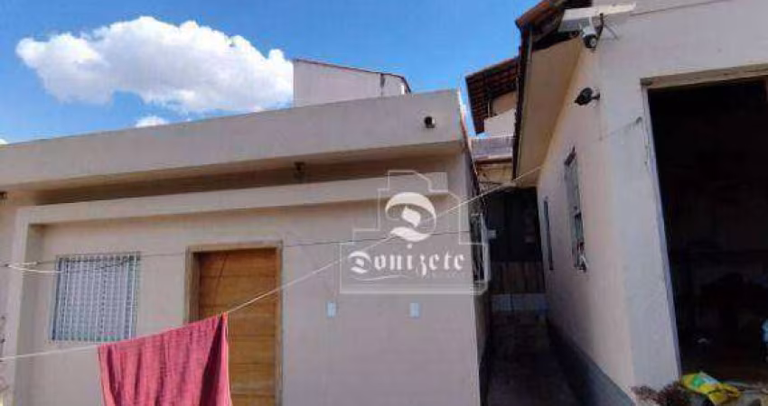 Terreno à venda, 192 m² por R$ 668.000,00 - Campestre - Santo André/SP