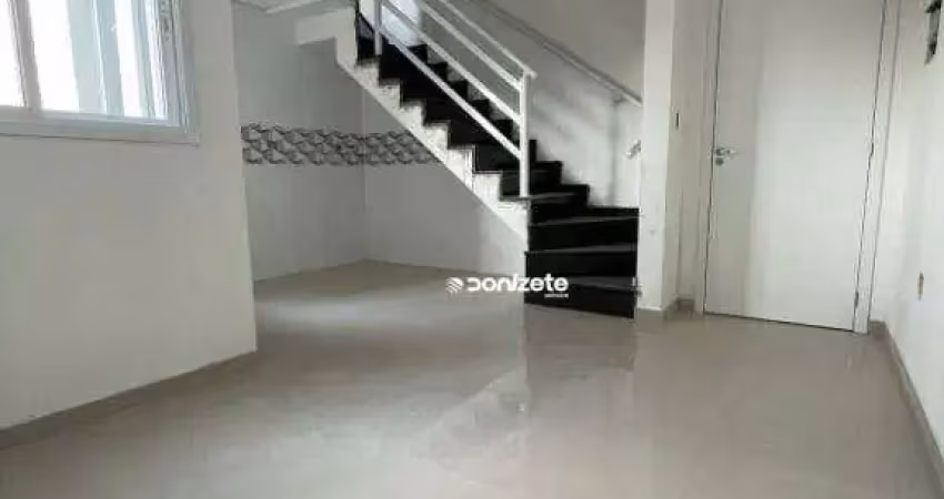 Cobertura à venda, 100 m² por r$ 475.000,10 - utinga - santo andré/sp