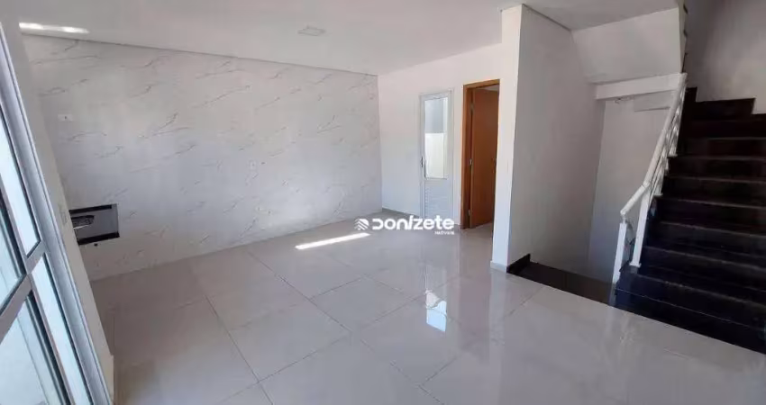 Sobrado com 3 dormitórios à venda, 135 m² por r$ 625.000,00 - jardim bom pastor - santo andré/sp
