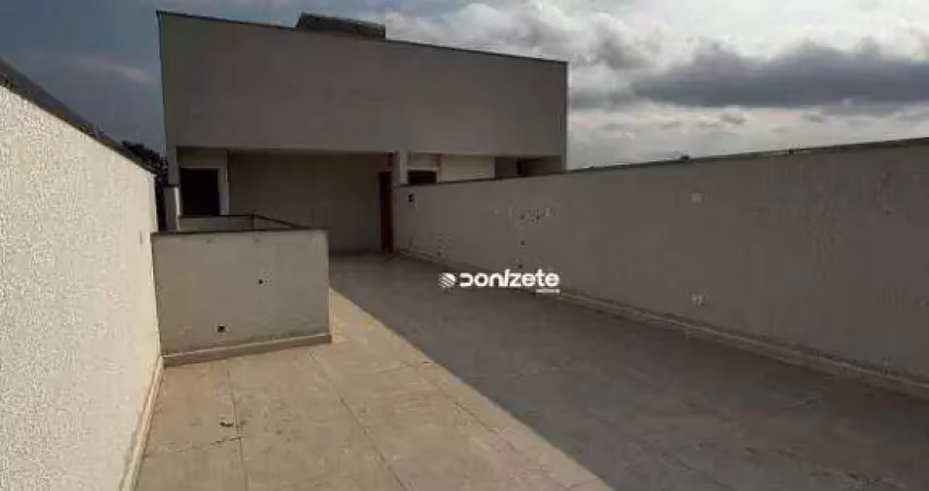 Cobertura com 2 dormitórios à venda, 130 m² por r$ 829.500,00 - vila assunção - santo andré/sp