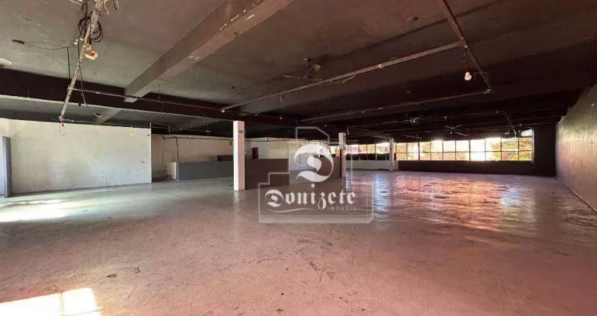 Salão para alugar, 750 m² por r$ 8.200,00/mês - casa branca - santo andré/sp