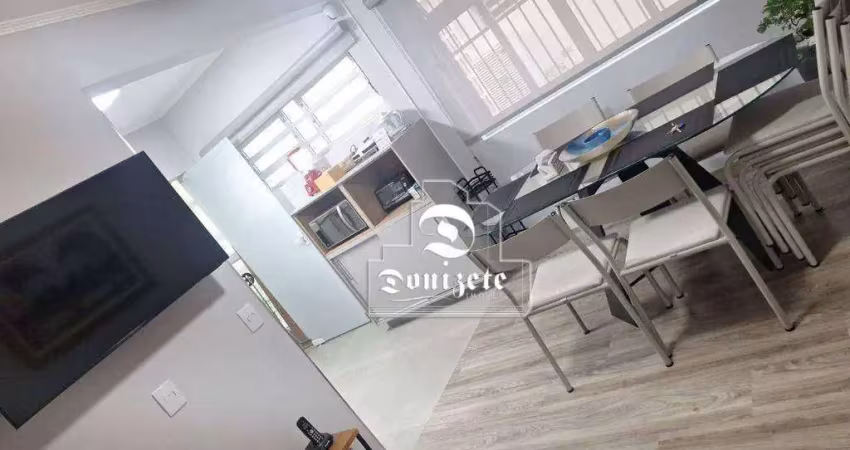 Apartamento com 1 dormitório à venda, 69 m² por r$ 636.000,00 - campestre - santo andré/sp