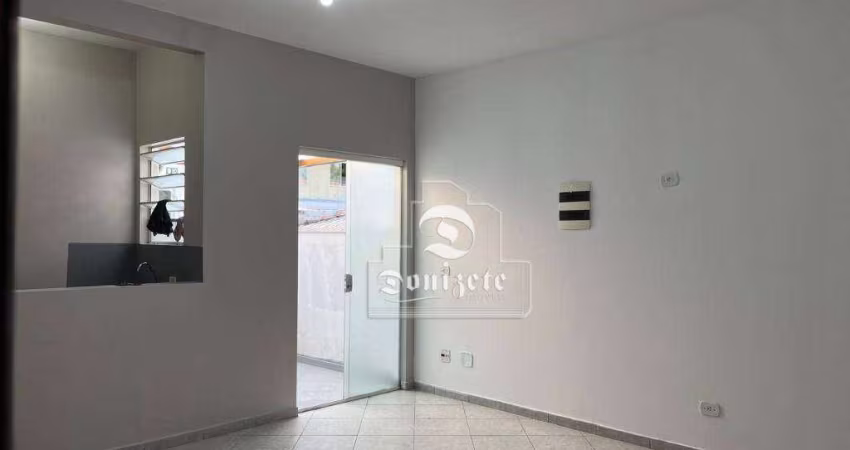 Sala para alugar, 35 m² por R$ 1.670,00/mês - Vila Curuçá - Santo André/SP