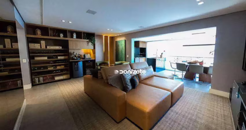 Apartamento com 3 dormitórios à venda, 165 m² por r$ 2.645.000,00 - jardim - santo andré/sp