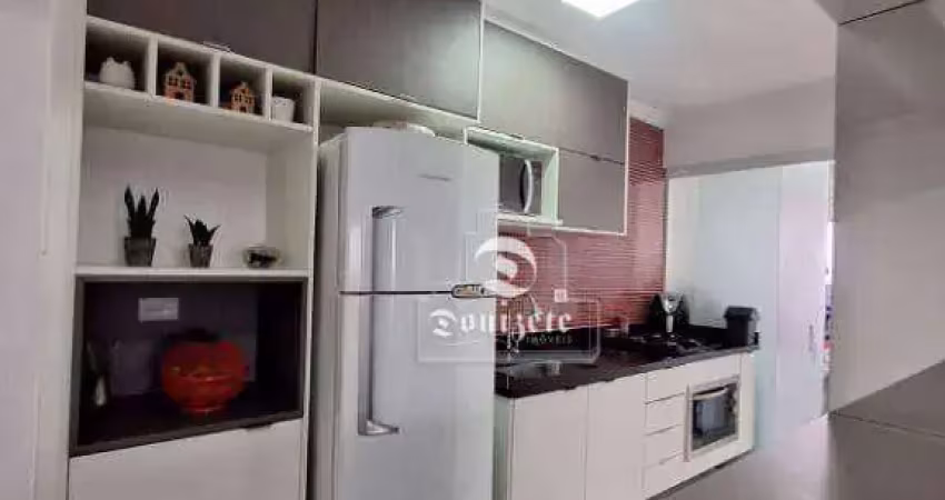 Apartamento com 2 dormitórios à venda, 60 m² por r$ 570.000,00 - campestre - santo andré/sp