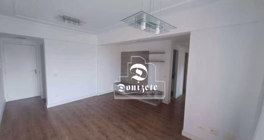 Apartamento com 2 dormitórios para alugar, 74 m² por R$ 3.878,00/mês - Campestre - Santo André/SP