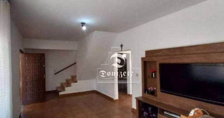 Sobrado com 3 dormitórios à venda, 162 m² por R$ 580.000,00 - Vila Príncipe de Gales - Santo André/SP