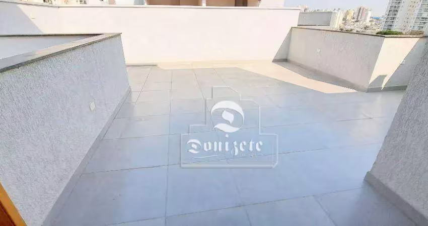 Cobertura com 3 dormitórios à venda, 152 m² por R$ 729.999,99 - Vila Valparaíso - Santo André/SP