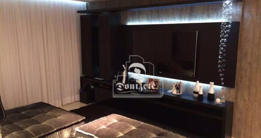 Apartamento com 3 dormitórios à venda, 144 m² por r$ 2.100.000,00 - campestre - santo andré/sp