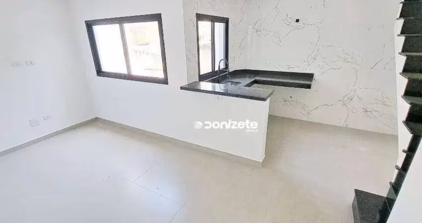 Cobertura com 2 dormitórios à venda, 112 m² por r$ 650.000,00 - vila floresta - santo andré/sp