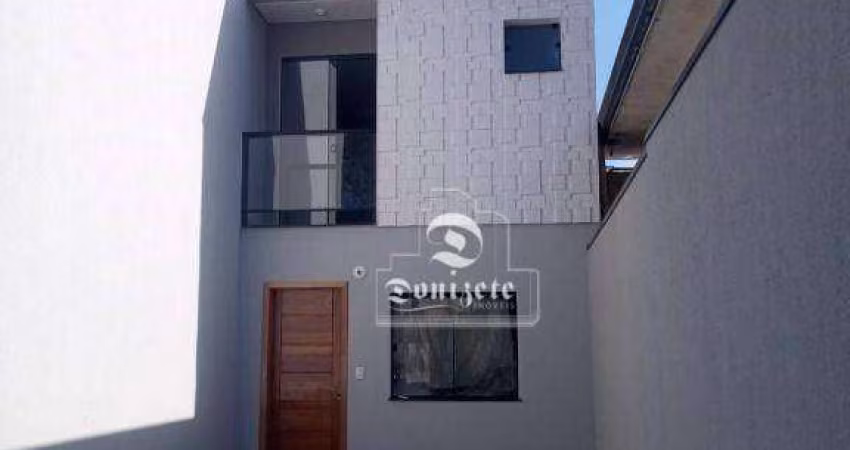Sobrado com 2 dormitórios à venda, 70 m² por R$ 550.000,00 - Vila Pires - Santo André/SP