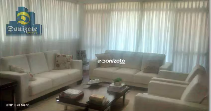 Apartamento com 4 dormitórios à venda, 346 m² por r$ 2.980.000,00 - jardim - santo andré/sp