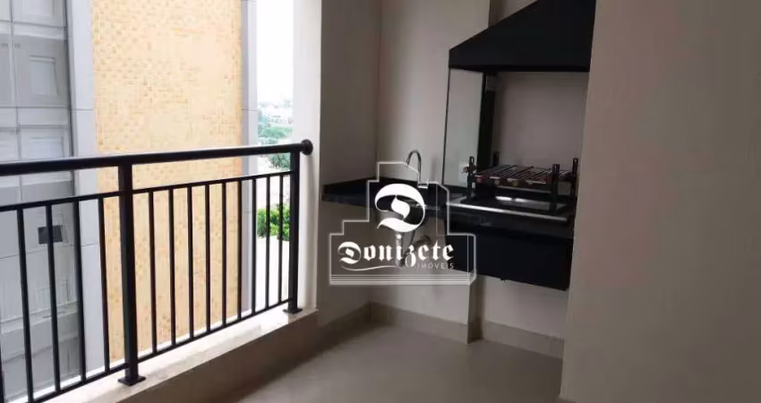 Apartamento com 2 dormitórios para alugar, 64 m² por R$ 4.300,01/mês - Campestre - Santo André/SP