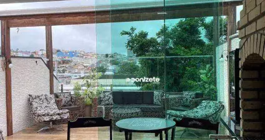 Cobertura à venda, 112 m² por r$ 498.000,00 - vila vitória - santo andré/sp