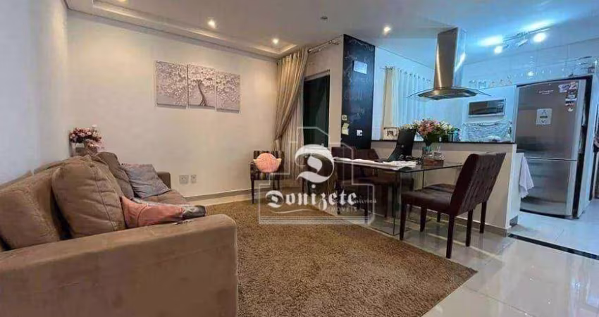 Apartamento com 3 dormitórios à venda, 87 m² por R$ 520.000,00 - Parque das Nações - Santo André/SP