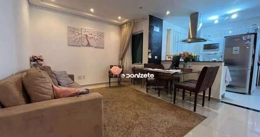 Apartamento com 3 dormitórios à venda, 87 m² por r$ 540.000,00 - parque das nações - santo andré/sp
