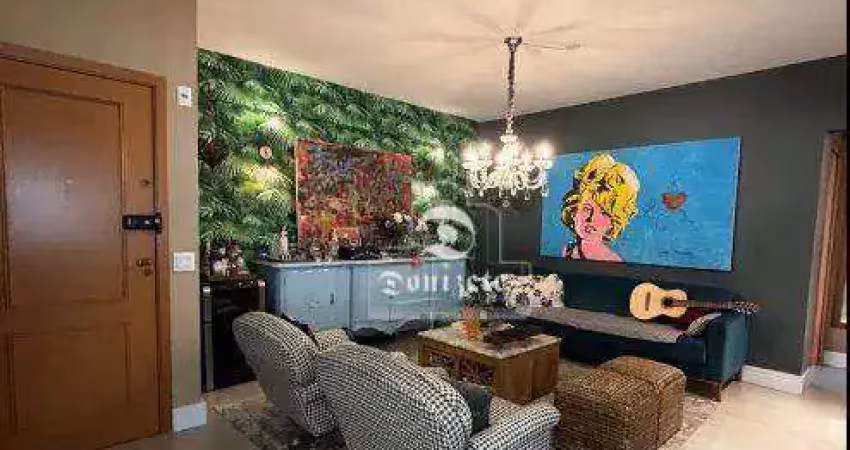Apartamento com 3 dormitórios à venda, 126 m² por r$ 1.450.000,00 - vila scarpelli - santo andré/sp