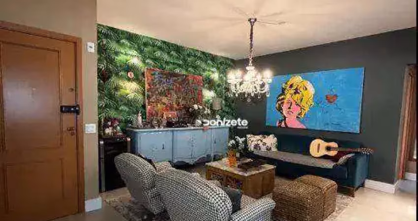Apartamento com 3 dormitórios, 126 m² - venda por r$ 1.450.000,00 ou aluguel por r$ 8.692,33/mês - vila scarpelli - santo andré/sp