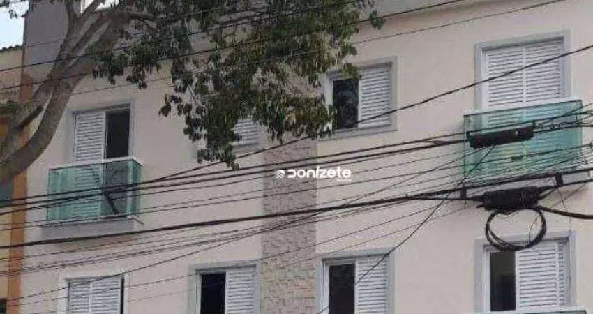 Apartamento com 2 dormitórios à venda, 44 m² por r$ 355.000,00 - vila valparaíso - santo andré/sp