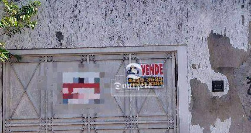 Terreno à venda, 198 m² por R$ 668.000,00 - Campestre - Santo André/SP
