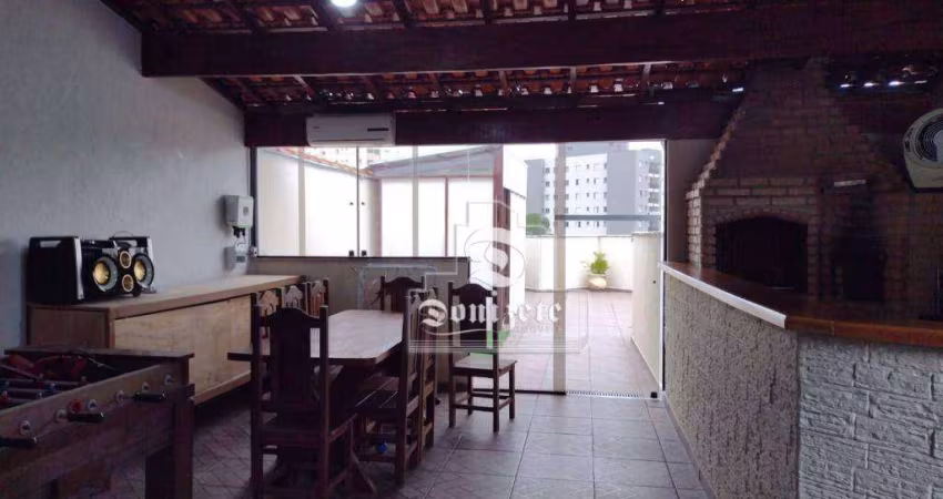 Cobertura com 3 dormitórios à venda, 243 m² por R$ 690.000,00 - Vila Guiomar - Santo André/SP