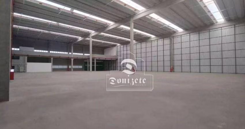 Galpão para alugar, 2795 m² por R$ 115.343,75/mês - Parque Jaçatuba - Santo André/SP
