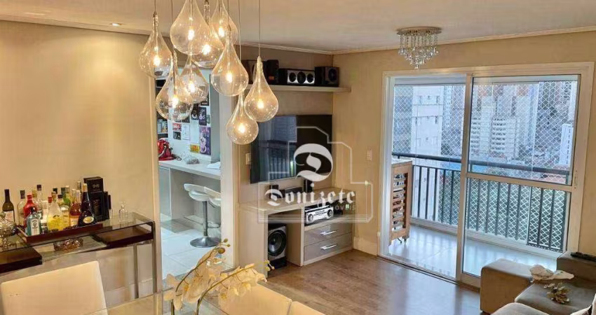 Apartamento com 3 dormitórios à venda, 89 m² por R$ 975.000,00 - Jardim - Santo André/SP