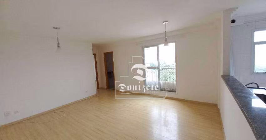 Apartamento com 2 dormitórios para alugar, 70 m² por R$ 2.900,00/mês - Vila Alzira - Santo André/SP
