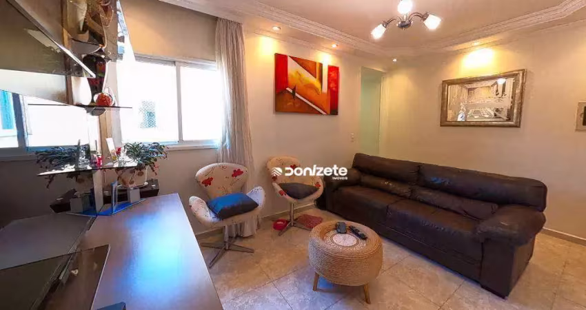 Cobertura com 3 dormitórios à venda, 134 m² por r$ 579.000,00 - vila pires - santo andré/sp