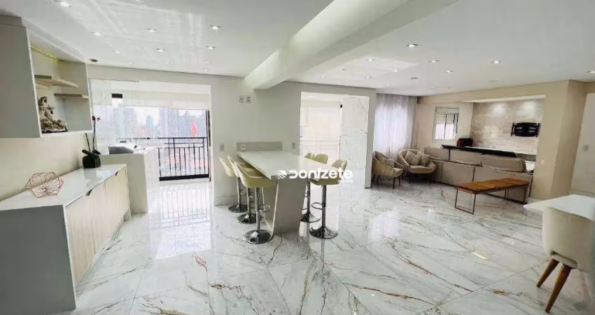 Apartamento com 4 dormitórios à venda, 152 m² por r$ 1.590.000,00 - vila floresta - santo andré/sp