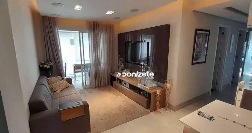 Apartamento com 3 dormitórios à venda, 115 m² por r$ 1.250.000,00 - jardim - santo andré/sp