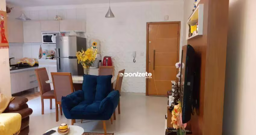 Apartamento com 3 dormitórios à venda, 80 m² por r$ 470.000,00 - vila pires - santo andré/sp