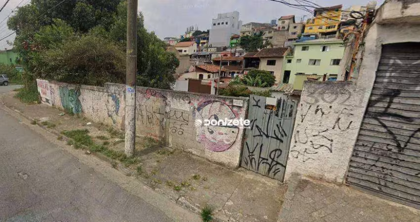 Terreno à venda, 579 m² por r$ 799.998,00 - vila linda - santo andré/sp