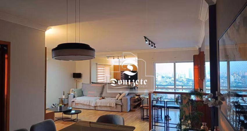 Apartamento com 3 dormitórios à venda, 130 m² por R$ 835.000,00 - Vila Gilda - Santo André/SP