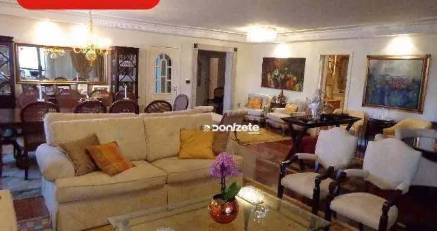 Apartamento com 5 dormitórios, 370 m² - venda por r$ 2.145.000,00 ou aluguel por r$ 8.300,00/mês - vila boa vista - santo andré/sp