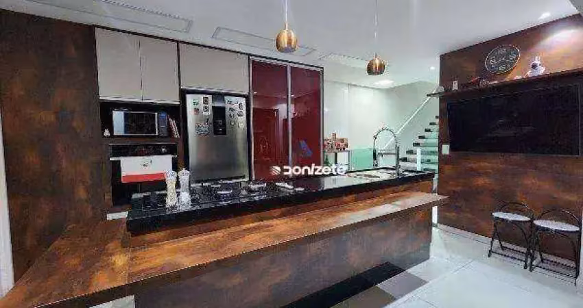 Sobrado com 3 dormitórios à venda, 149 m² por r$ 1.199.998,00 - campestre - santo andré/sp