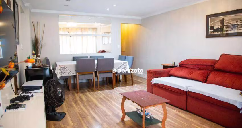 Apartamento todo reformado com 3 dormitórios à venda, 106 m² por r$ 779.999 - vila assunção - santo andré/sp.