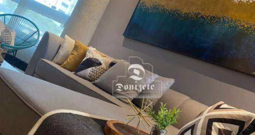 Apartamento com 2 dormitórios à venda, 90 m² por R$ 1.380.000,00 - Jardim - Santo André/SP