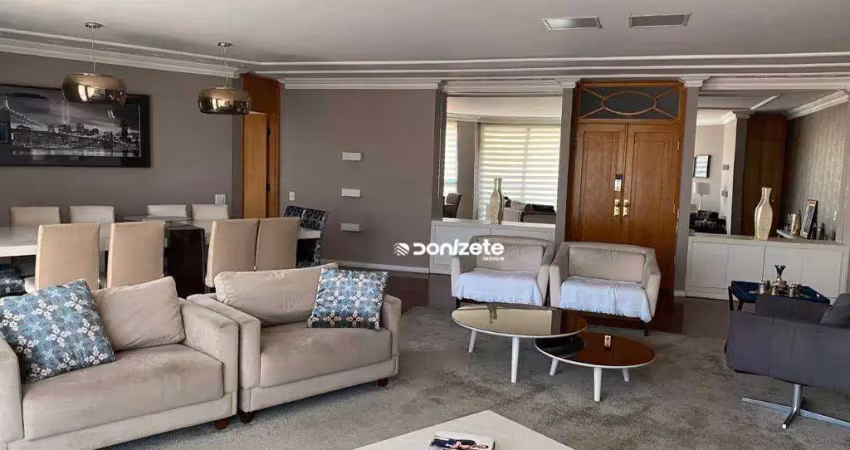 Apartamento com 3 dormitórios à venda, 262 m² por r$ 2.400.000,00 - vila bastos - santo andré/sp