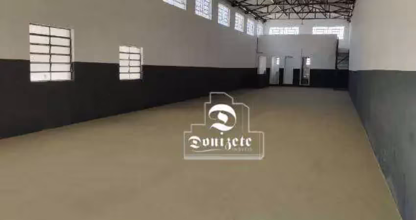 Galpão, 510 m² - venda por r$ 2.100.000,01 ou aluguel por r$ 8.590,00/mês - vila santa luzia - são bernardo do campo/sp