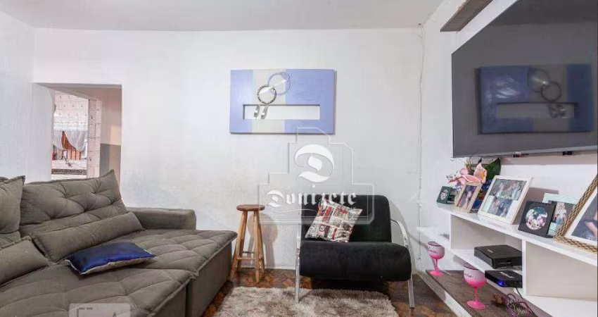 Casa, 171 m² - venda por R$ 690.000,00 ou aluguel por R$ 3.120,00/mês - Jardim Monções - Santo André/SP