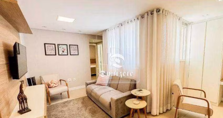 Cobertura com 2 dormitórios à venda, 90 m² por R$ 540.000,00 - Campestre - Santo André/SP