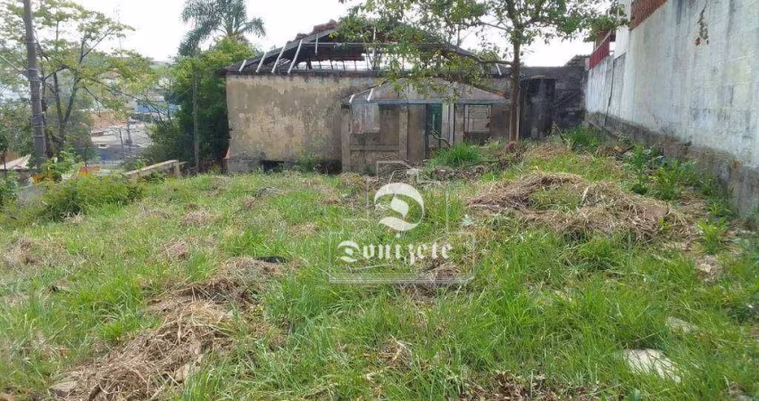 Terreno à venda, 386 m² por R$ 638.000,00 - Parque Oratório - Santo André/SP