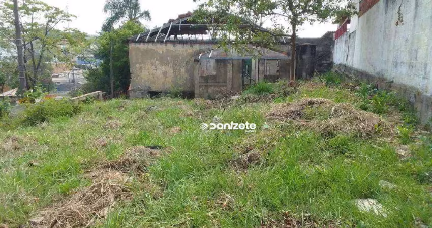 Terreno à venda, 386 m² por r$ 638.000,00 - parque oratório - santo andré/sp