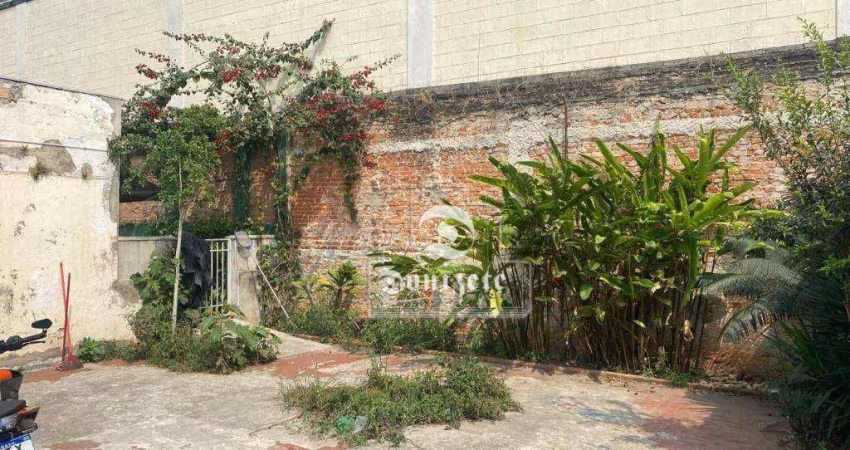 Terreno à venda, 188 m² por R$ 604.000,00 - Casa Branca - Santo André/SP